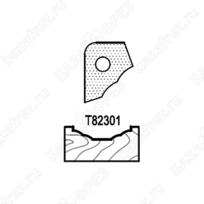 Нож профильный для фасадов (T82301) для 1473231212 ROTIS 744.T82301