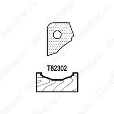 Нож профильный для фасадов (T82302) для 1473231212 ROTIS 744.T82302