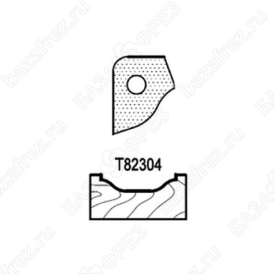 Нож профильный для фасадов (T82304) для 1473231212 ROTIS 744.T82304