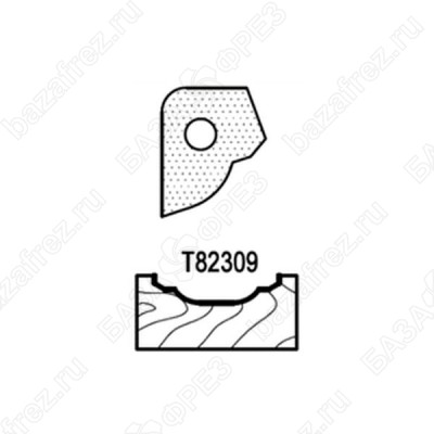 Нож профильный для фасадов (T82309) для 1473231212 ROTIS 744.T82309
