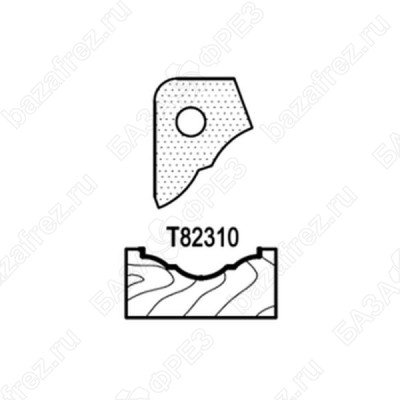 Нож профильный для фасадов (T82310) для 1473231212 ROTIS 744.T82310
