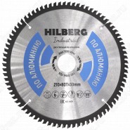Диск пильный по алюминию Hilberg Industrial Алюминий HA210 (210*30*80T)