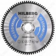 Диск пильный по алюминию Hilberg Industrial Алюминий HA230 (230*30*80T)