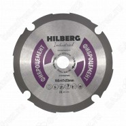 Диск пильный по фиброцементу Hilberg Industrial Фиброцемент HC165 (165*20*4T)