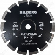Диск алмазный по асфальту Hilberg Asphalt Laser HM305 230мм