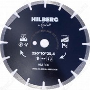 Диск алмазный по асфальту Hilberg Asphalt Laser HM306 250мм