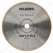Диск алмазный по керамике Hilberg Hyper Thin HM570 250мм