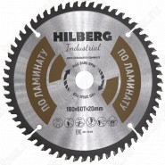 Диск пильный по ламинату Hilberg Industrial Ламинат HL180 (180*20*60T)