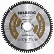 Диск пильный по ламинату Hilberg Industrial Ламинат HL200 (200*30*80T)