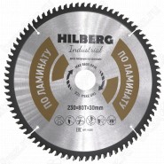 Диск пильный по ламинату Hilberg Industrial Ламинат HL230 (230*30*80T)