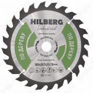 Диск пильный по дереву Hilberg Industrial Дерево HW180 (180*20/16*24T)