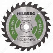 Диск пильный по дереву Hilberg Industrial Дерево HW185 (185*20/16*24T)