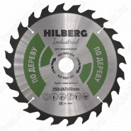 Диск пильный по дереву Hilberg Industrial Дерево HW250 (250*30*24T)