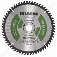 Диск пильный по дереву Hilberg Industrial Дерево HW256 (255*30*60T)