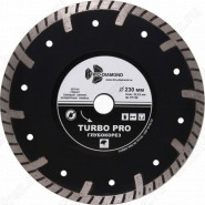 Диск алмазный по камню Trio-Diamond Turbo Pro Глубокорез TP156 230мм