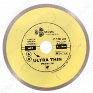 Диск алмазный по керамике Trio-Diamond Ultra Thin Premium UTW504 180мм